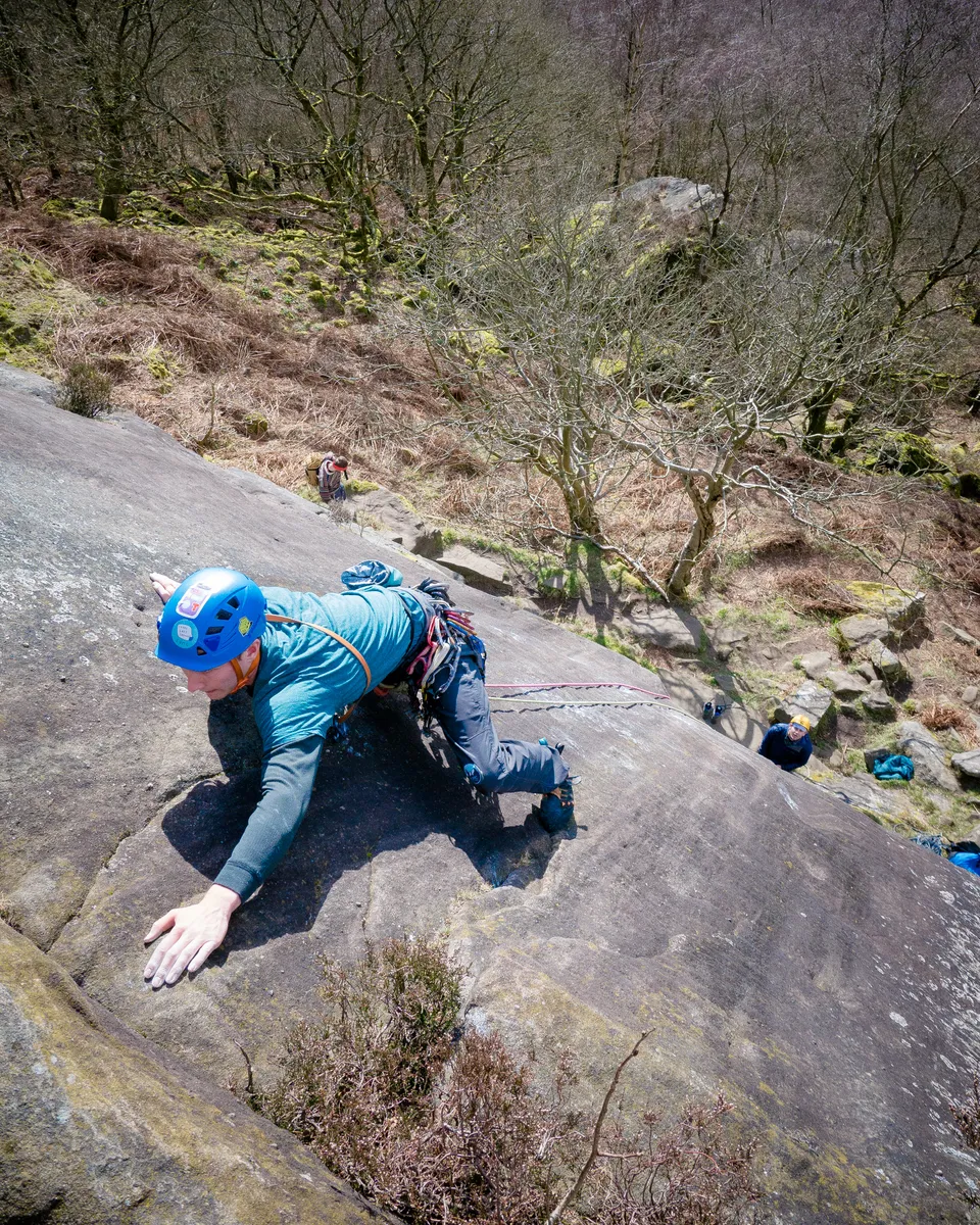 Three Pebble Slab - Froggat - Peak District - Noah Crossingham - 2023